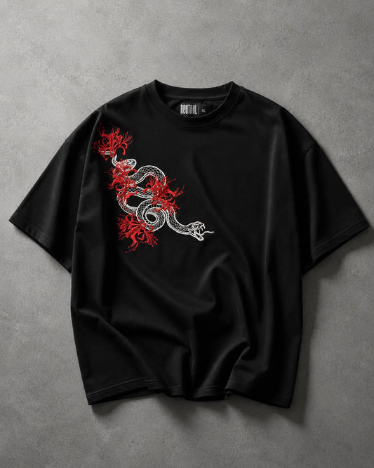 SNAKE LILLY OVERSIZED TEE - UNISEX