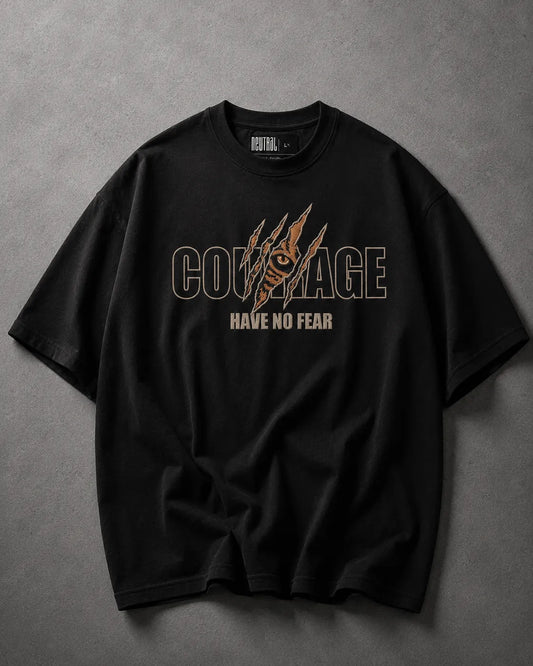 COURAGE OVERSIZED TEE - UNISEX