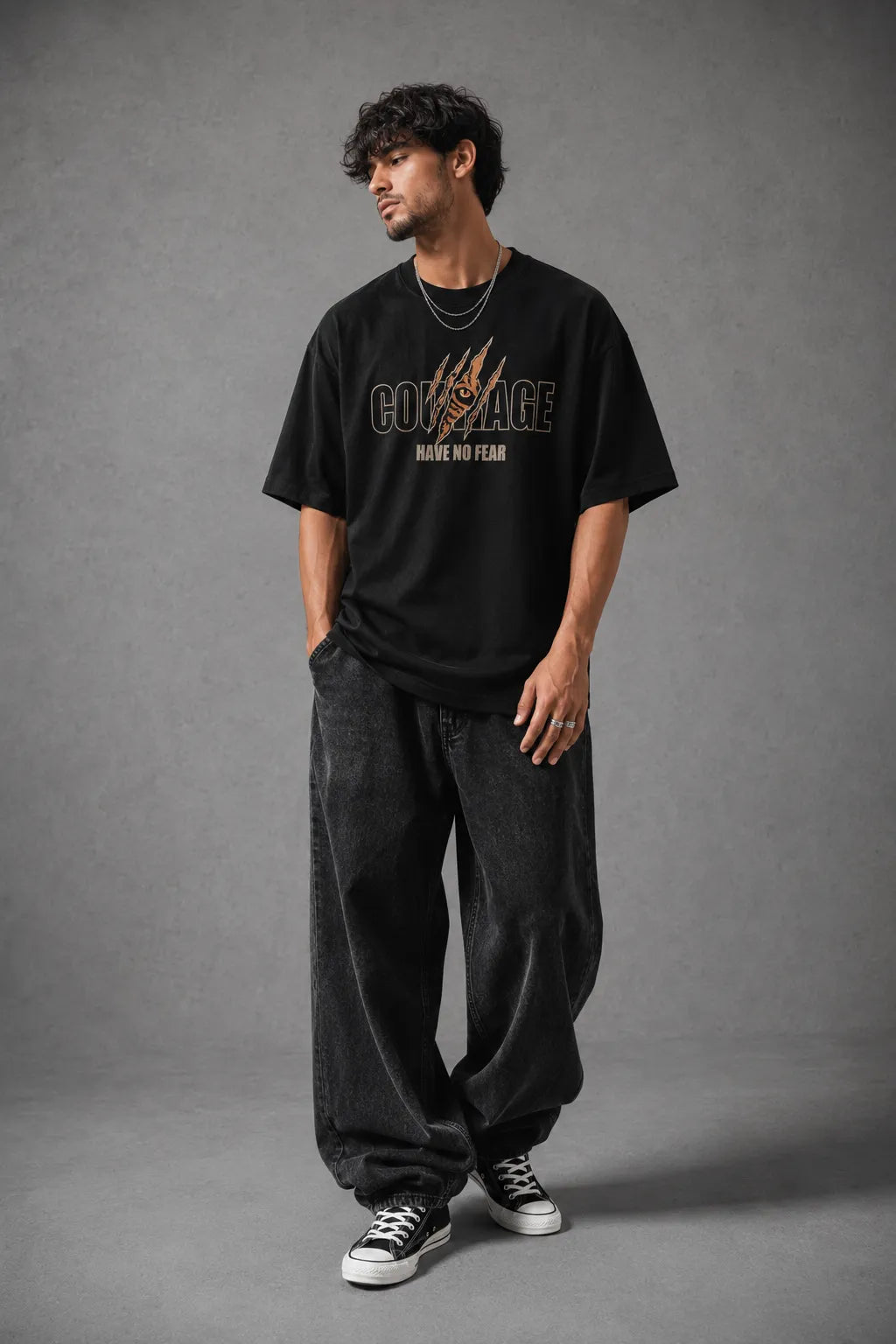 COURAGE OVERSIZED TEE - UNISEX