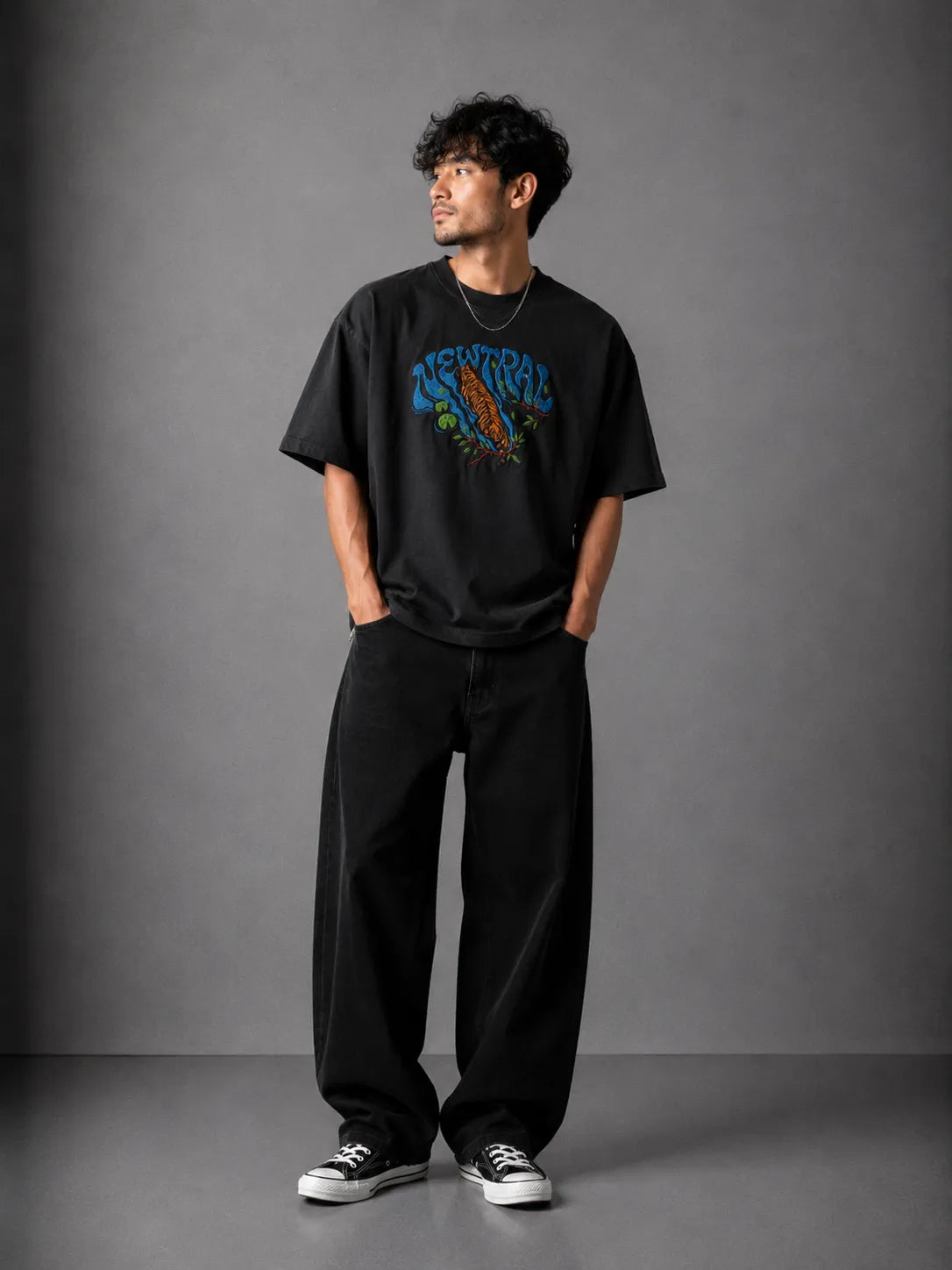 NEWTRAL TIGER OVERSIZED TEE - UNISEX