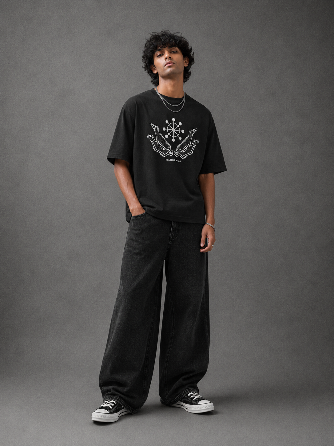 NEWTRAL X JJK TOJI GEAR OVERSIZED TEE - UNISEX