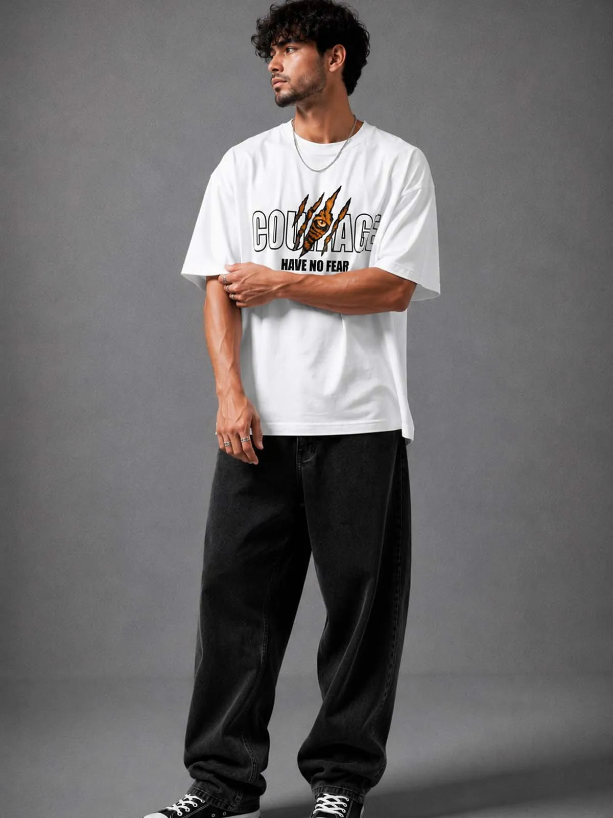 COURAGE OVERSIZED TEE - UNISEX