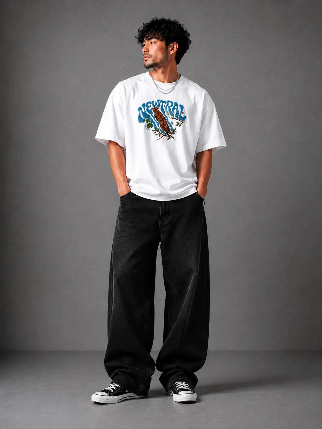 NEWTRAL TIGER OVERSIZED TEE - UNISEX