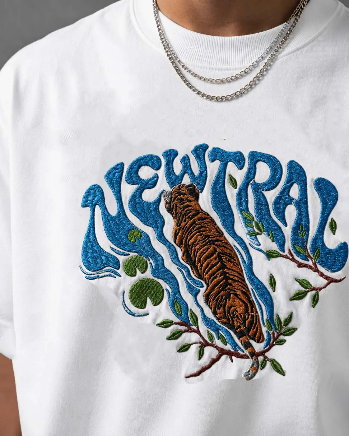 NEWTRAL TIGER OVERSIZED TEE - UNISEX