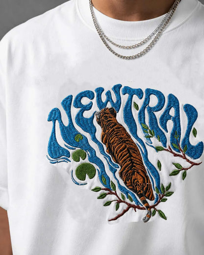NEWTRAL TIGER OVERSIZED TEE - UNISEX