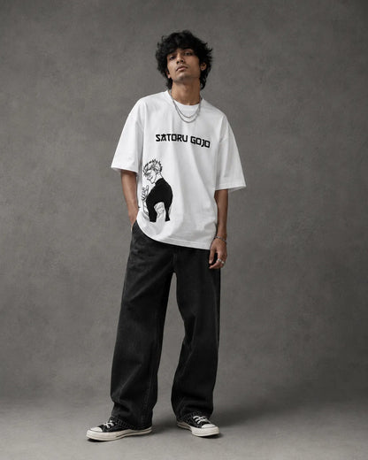 NEWTRAL X JJK GOJO OVERSIZED TEE - UNISEX