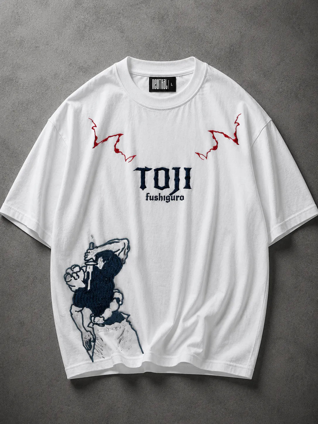 NEWTRAL X JJK TOJI OVERSIZED TEE - UNISEX