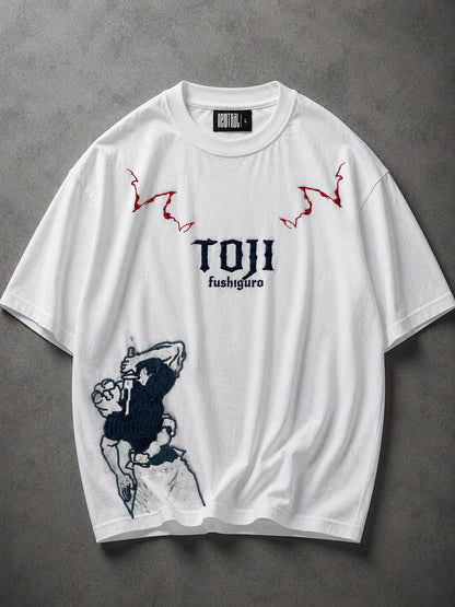 NEWTRAL X JJK TOJI OVERSIZED TEE - UNISEX