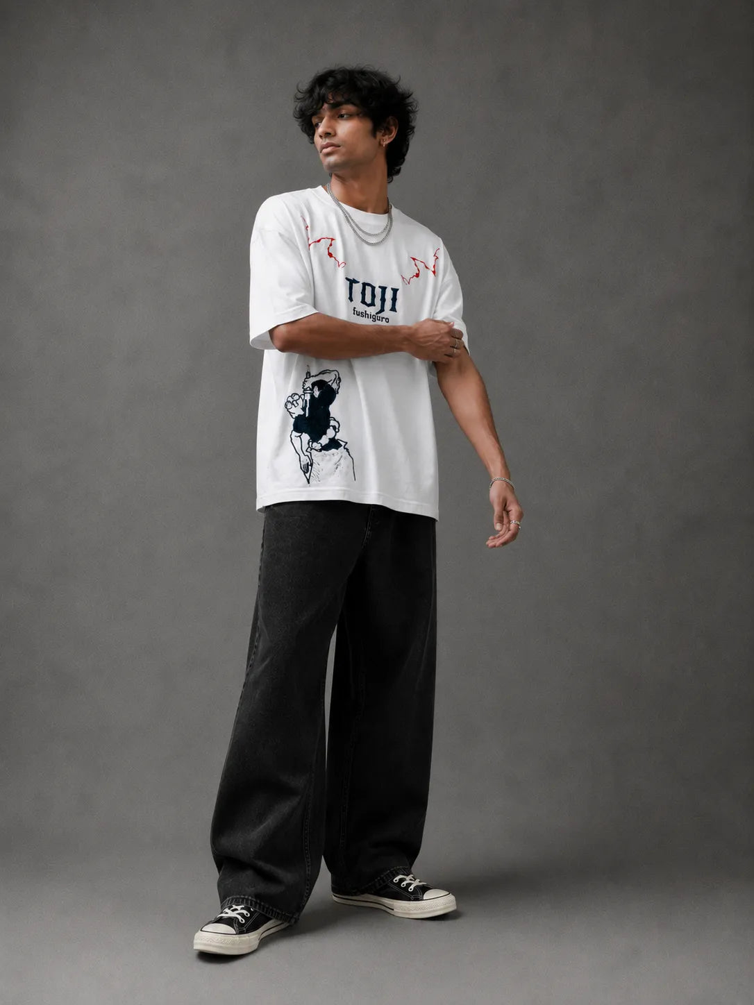 NEWTRAL X JJK TOJI OVERSIZED TEE - UNISEX
