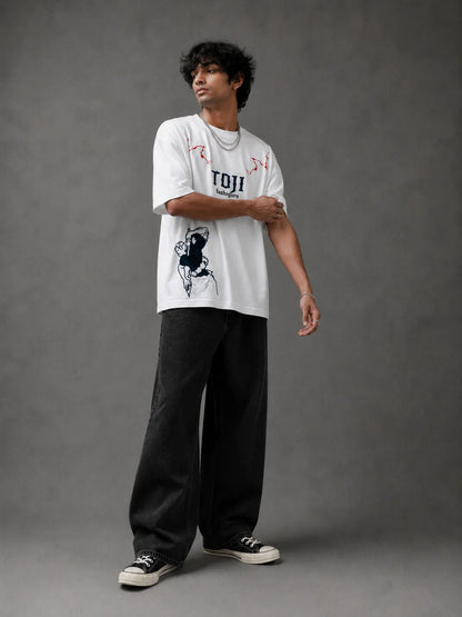 NEWTRAL X JJK TOJI OVERSIZED TEE - UNISEX