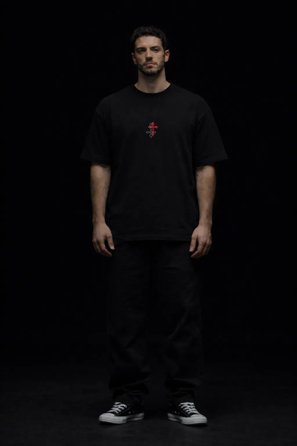 oversized tee - Black