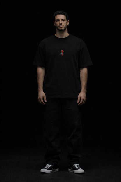 oversized tee - Black