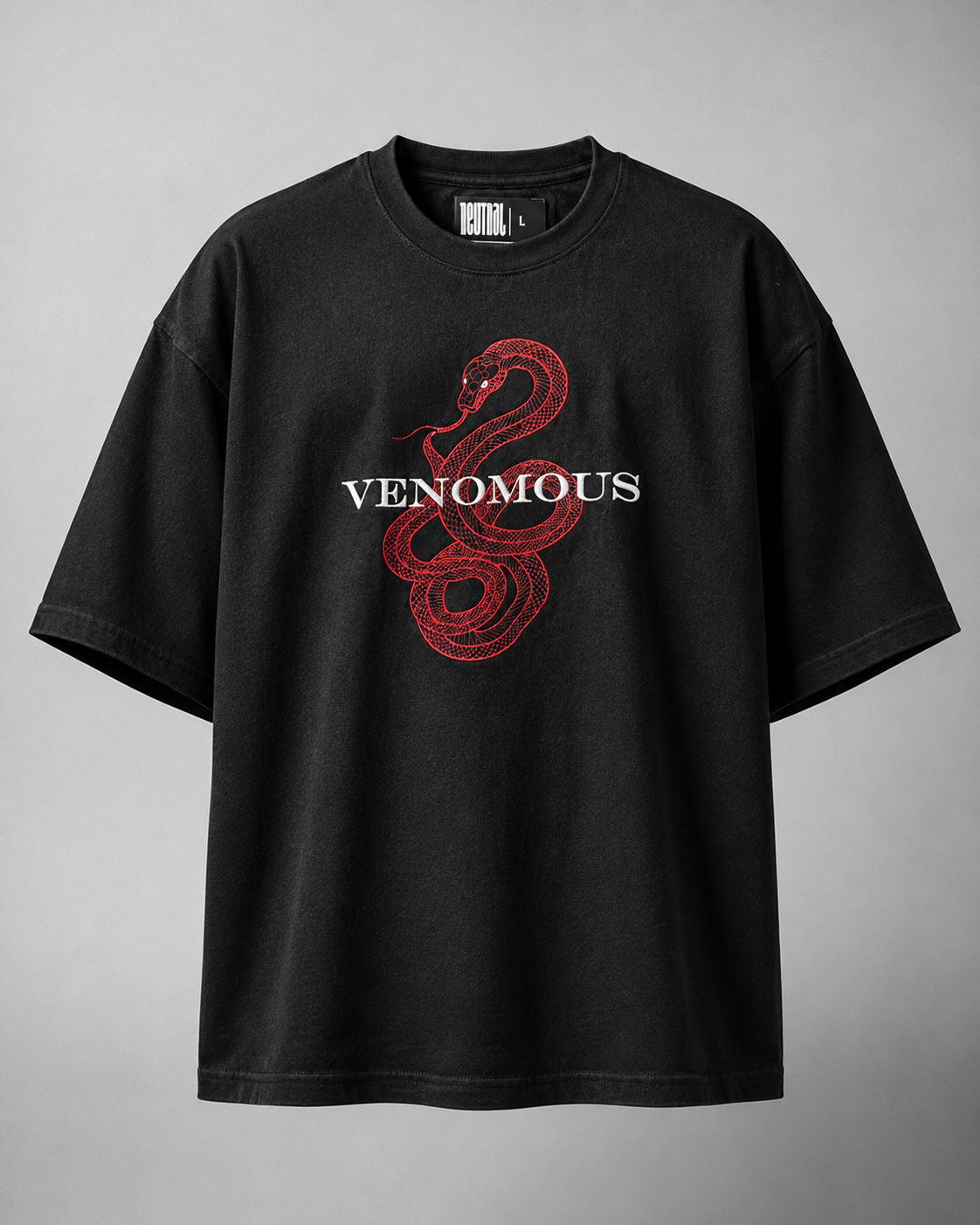 oversized tee - Black