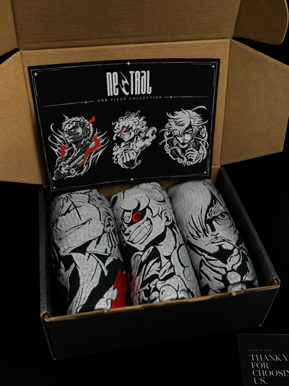One piece - Monster trio pack - Grey