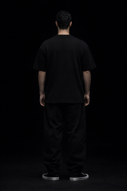 oversized tee- Black