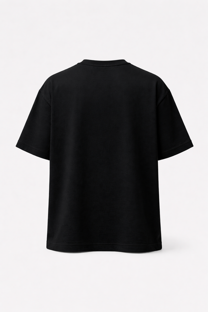 oversized tee- Black
