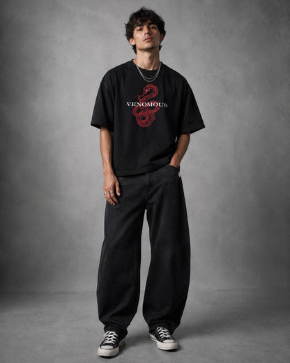 oversized tee - Black