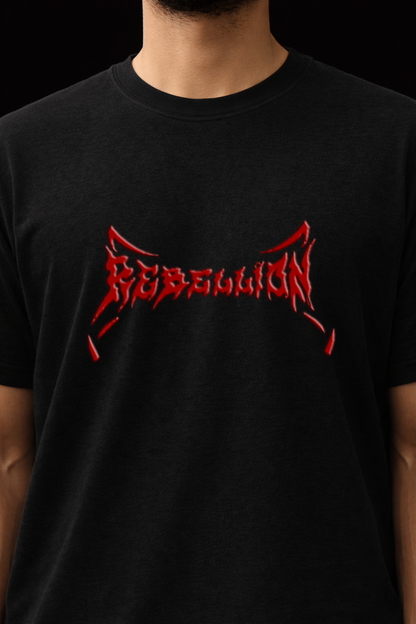 oversized tee- Black