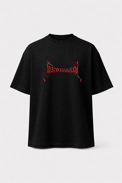 oversized tee- Black